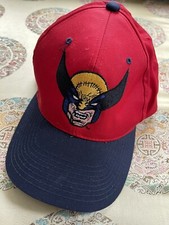 Vintage 1993 Marvel Wolverine X-Men SnapBack Hat Cap - Rare Red Purple Annco