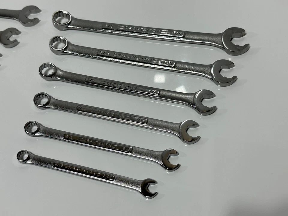 Craftsman EE. UU. NUEVO NOS 12 piezas SAE y juego de llaves métricas de velocidad rápida, VA 42357 y 42356 Foto 4 de 4