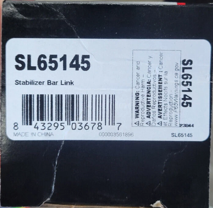 Suspension Stabilizer Bar Link Kit Front MAS SL65145 ^ - Image 2 of 2