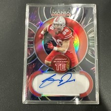 🔥🏈2022 Wild Card Mania American Football Circle 6/10 Jeremy Ruckert Auto RC