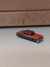 Classic Metal Works Red And Gray 1959 Ford Fairlane Sedan  N scale
