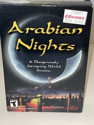 Arabian Nights PC 2002 NTSC Adventure Point Click Medium Box CIB NIB NEW SEALED 