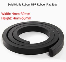 Solidne czarne gumowe paski nitrylowe NBR - różne długości szerokości grubości