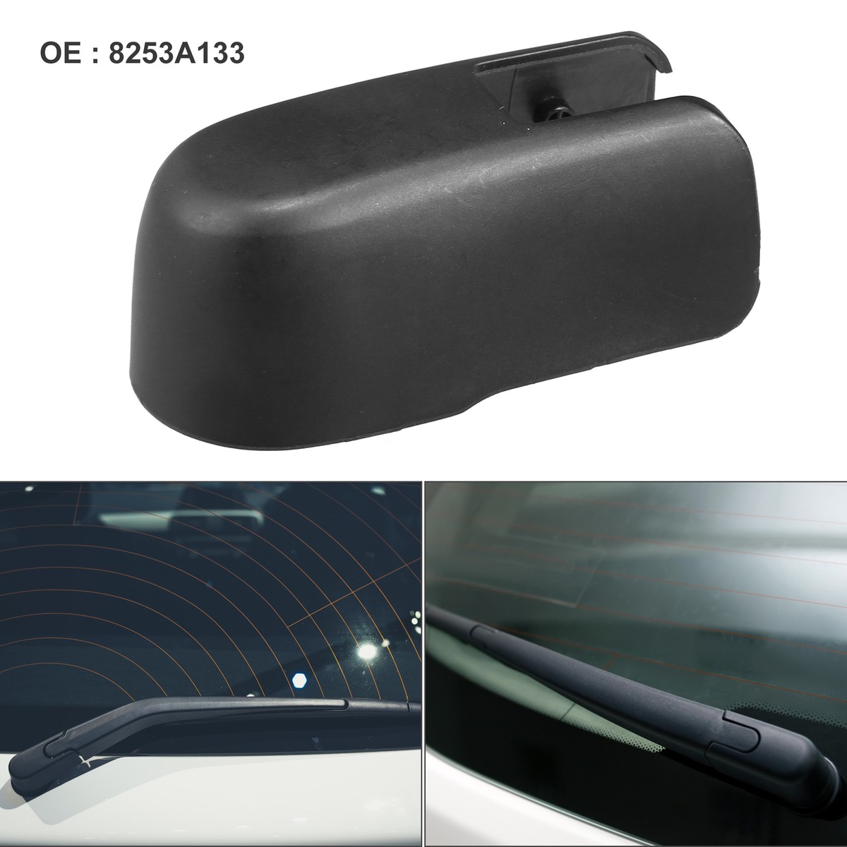 Rear Windshield Wiper Arm Nut Cover Cap for Mitsubishi Outlander