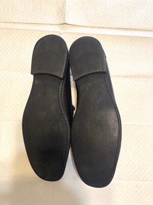 Salvatore Ferragamo Flori 2 Stitched Black Leather Loafer Men’s Size 9.5 EE Salvatore Ferragamo Flori 2 Stitched Black Leather Loafer  main image 4