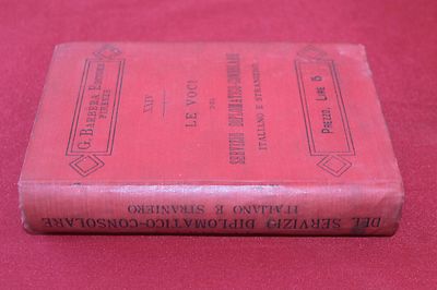 HANDBÜCHER BARBERA DIE STIMMEN DES DIPLOMATISCHEN DIENSTES - ITALIENISCHER UND AUSLÄNDISCHER KONSULAR