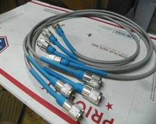 RG-8X COAX 4 X 36 IN 3FT JUMPER DOUBLE SHIELD TEFLON SOLDER ON PL259 USA MADE