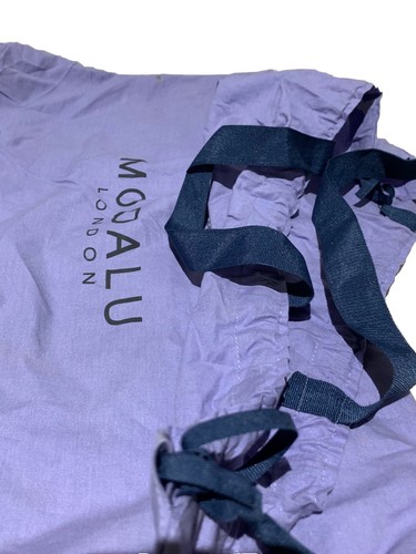 Lovely WHITE LEATHER MODALU DESIGNER Tote Bag , Handbag With Dustbag With Defect - Picture 16 of 16