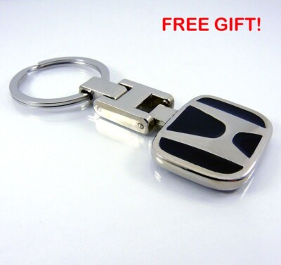 ONE PAIR (TWO PIECES) HONDA LOGO KEYCHAIN #1125 - FREE GIFT WITH PURCHASE!