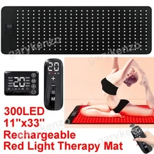 660nm&850nm Near Infrared Red Light LED Therapy Mat Yoga Pad for Full Body Back