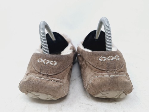 UGG Womens Ansley Slipper Light Brown Suede And Shearling Size 10 US - Picture 7 of 9