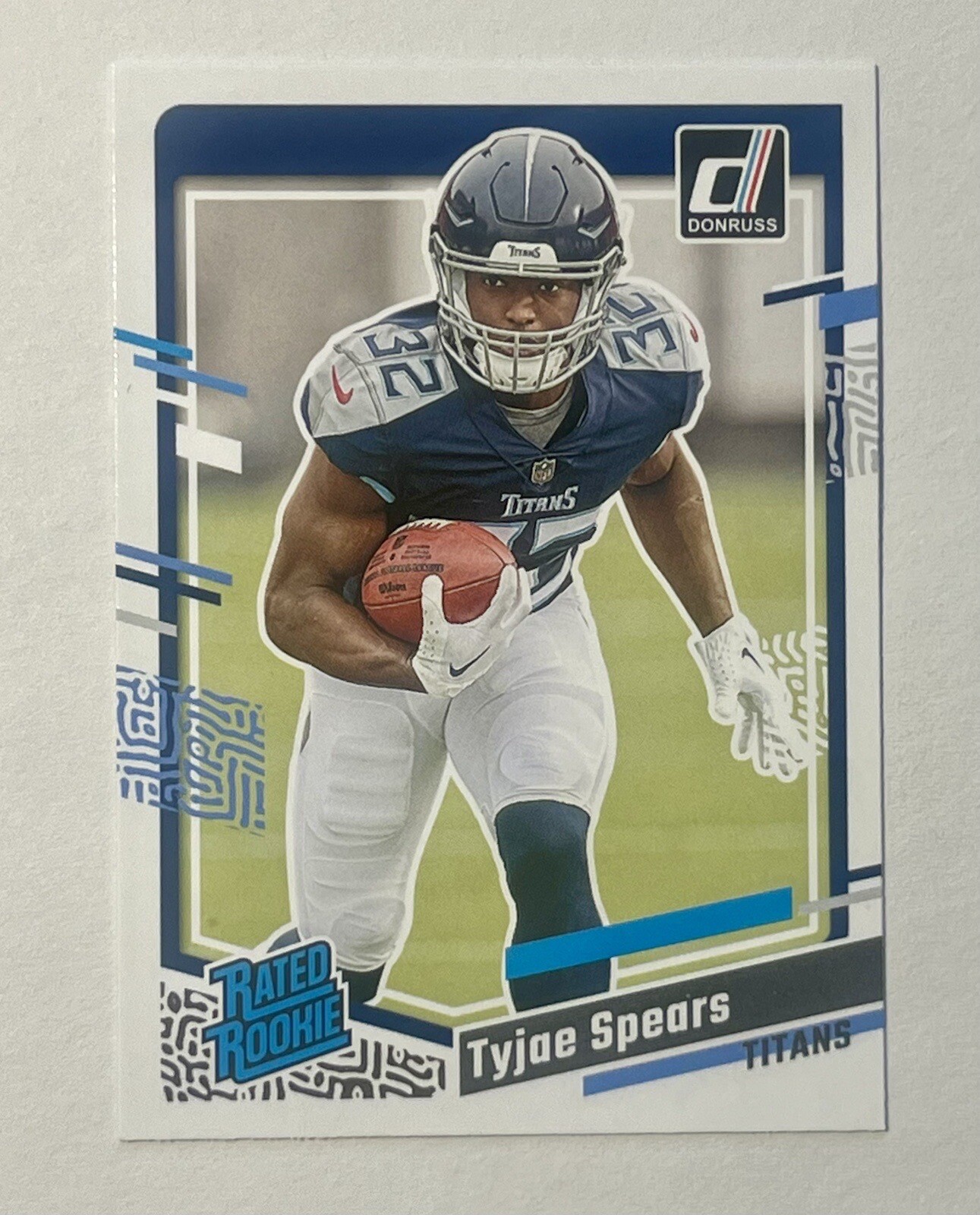 2023 Panini Donruss Tyjae Spears Rated Rookie #396 Tennessee Titans