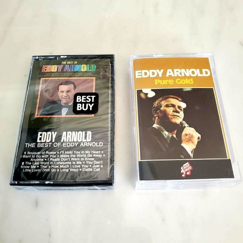 Eddy Arnold - Lot of 2 Cassettes - Pure Gold - Best of