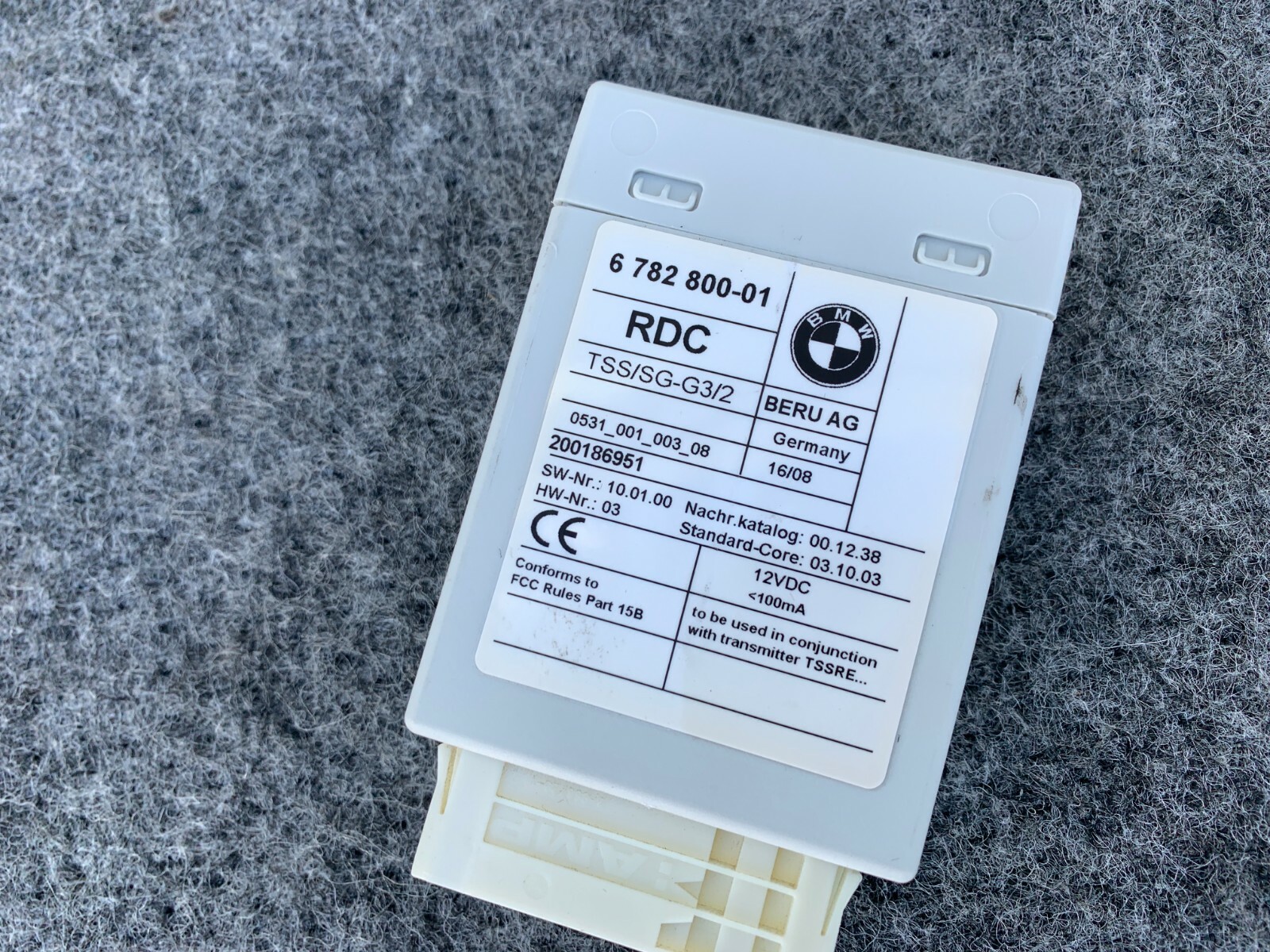 BMW E70 X5 (0710) RDC CONTROL MODULE OEM 6782800 eBay