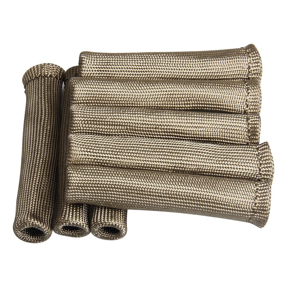 Spark Plug Wire Boots Heat Shield Protector Sleeve 2500 Degree Heat Cover Wrap - Image 4 of 4