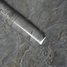 Gray Gold Marble Granite Contact Paper Peel and Stick Waterproof Kitchen Counter