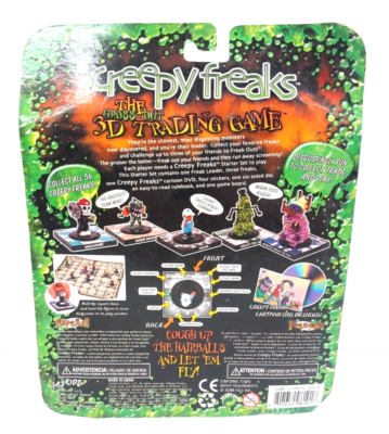 CREEPY FREAKS THE GROSS OUT 3D TRADING GAME W/DVD | eBay