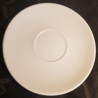 Coffee Bar Könitz 1x Untertasse weiß 15 cm  Innenspiegel 5 cm