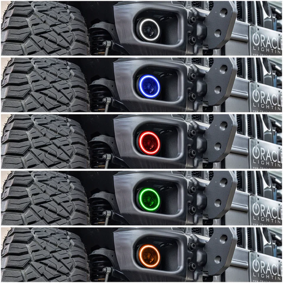 Oracle Lighting High Performance 20W Led Fog Lights For Jeep Wrangler JK / JL - Image 4 of 4