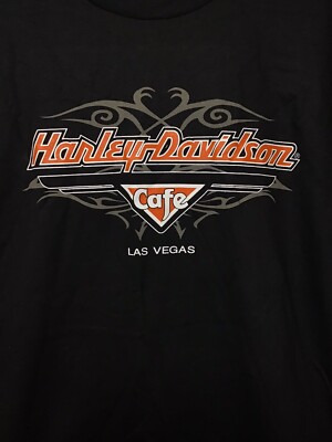 Harley Davidson Cafe T-Shirt Las Vegas (2XL/TALL) – VINTAGELANDNZ Harley-Davidson Las Vegas Cafe シャツ