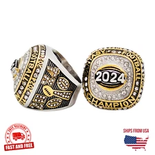 2024 Fantasy Football Ring FFL Championship Ring Clear Ring Display Stand & Case