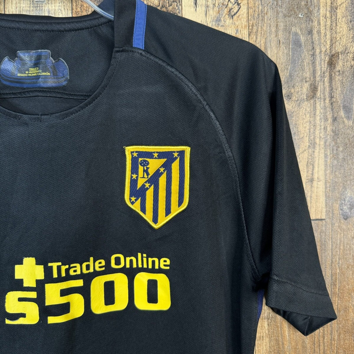 Atletico Madrid 2016-17 Away Football Soccer Jersey Nike Men's Sz