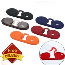 Frameless Nose Clip Optics Ultra Thin Reading Glasses Mini Portable Armless