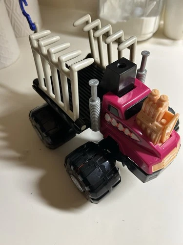 Vintage Hot Wheels Attack Pack PINK Monster Truck Big Bones Mattel 1992