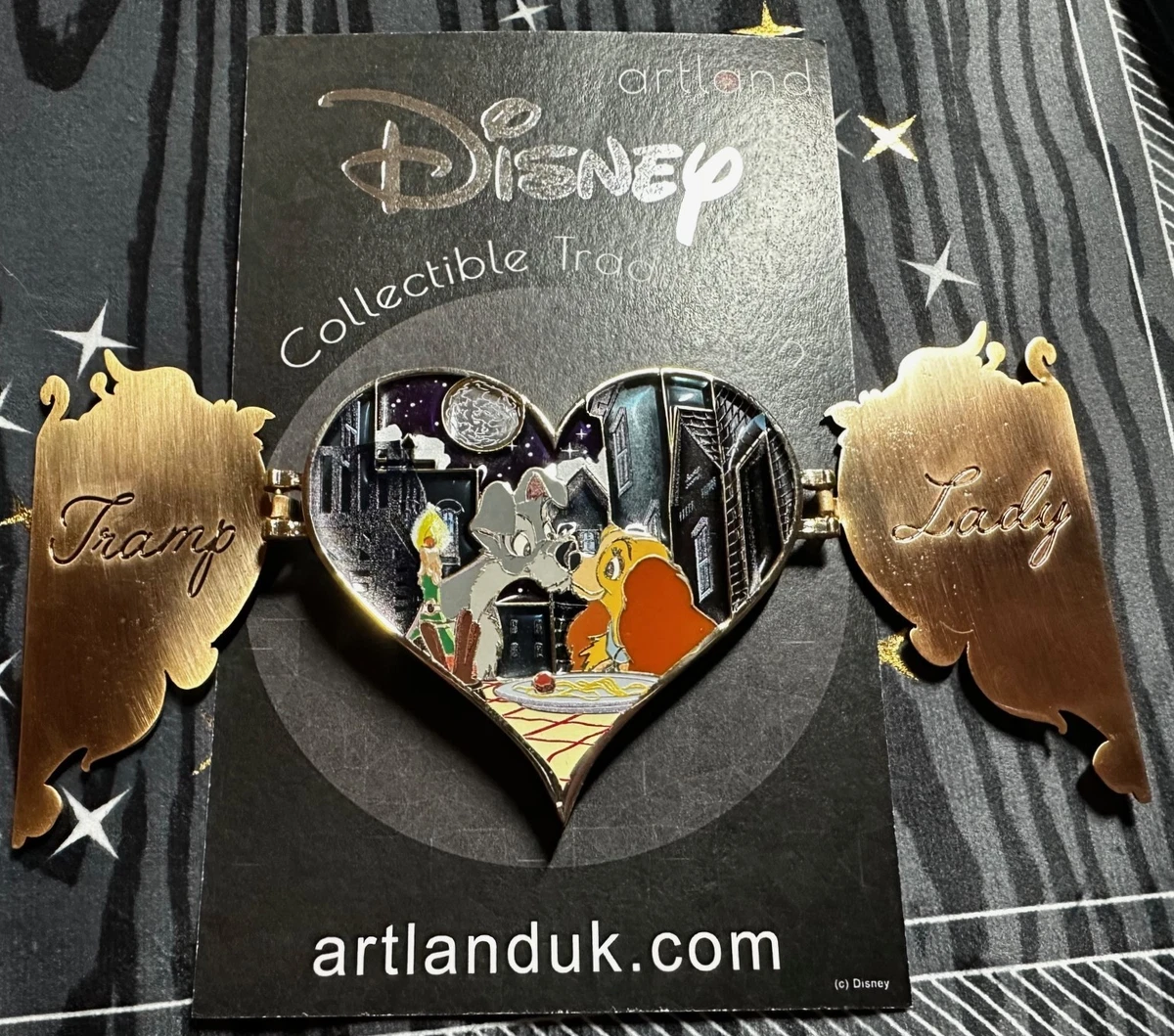 Lady & the Tramp Valentine's Day Contemporary Disney Pins, Patches