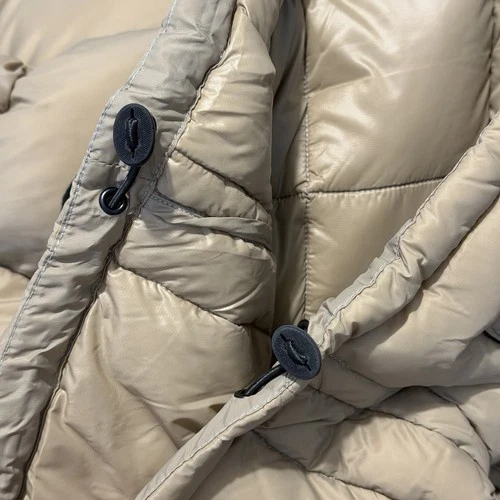 Taion Puffer Jacket Mens Medium Beige Mountain Volume Hooded Down Jacket BNWT  image 14