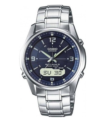 Casio Radio Controlled Watches Silber Herren Armbanduhr LCW-M100DSE-2AER