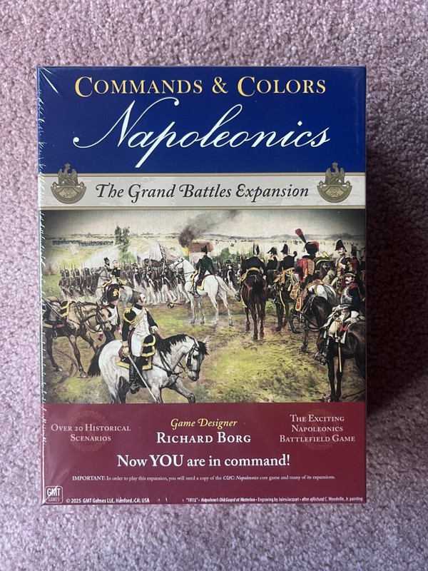 Command & Colors Napoleonics Expansion Set 7 The Grand Battles by GMT NEW mint
