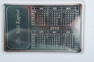 O15P16 Valcambi Suisse Silber 999 Barren 2012 Kalender 50g