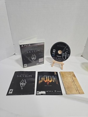   The Elder Scrolls V Skyrim (Sony PlayStation 3) CIB Complete w/ Map PS3 VGC