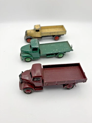 Vintage Diecast Dinky Toys Flatbed Truck  x 3 Fordson 422 Austin 30S  Joblot