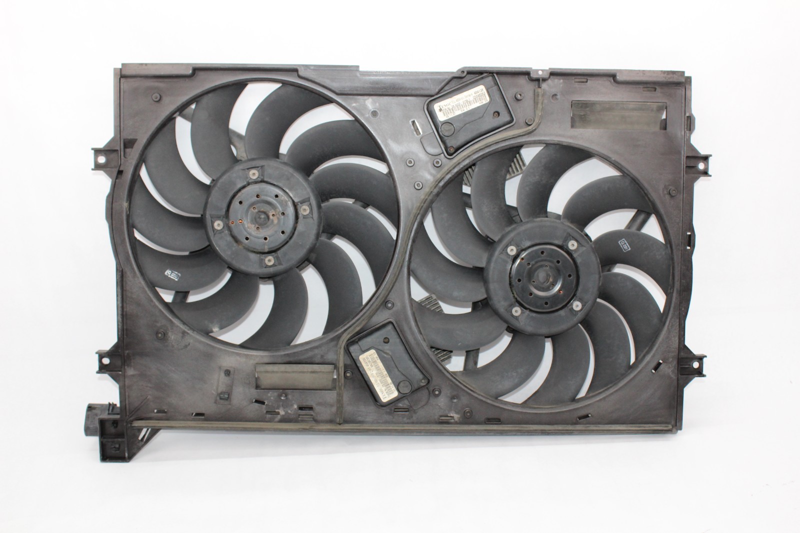 2003-2007 Bentley Continental Engine Cooling Radiator Fan Motor Shroud Set OEM