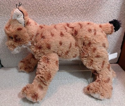 IKEA SKOGSDUVA  24¾''  Lynx Realistic Wild Cat Brown Spotted Stuffed Plush