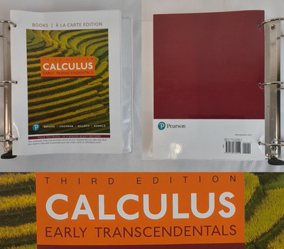 Calculus : Early Transcendentals by Briggs, Cochran, Gillett &Schulz 2019 #B1248