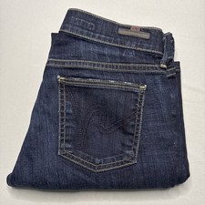 Citizens of Humanity Jeans Sz 25 Ava Low Rise Dark Wash Blue Straight Leg Denim