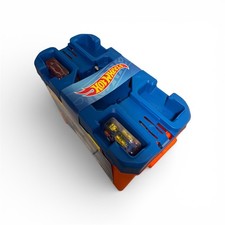 5 Meter Hot Wheels Doppelspur Bahn – Flexibles Schienenset Mit 4 Autos, Saugnäpfen, Für Kinder Ab 3 Jahren, Blau