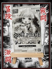 One Piece Promo Booster Judge Pack Vol.4 JUDGE Stempel Karte Tournament Exclusiv