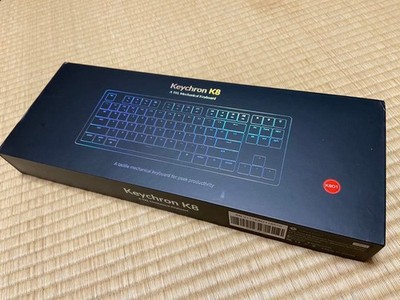 Keychron Tastatur K8 TKL US Wireless schwarz gebraucht getestet