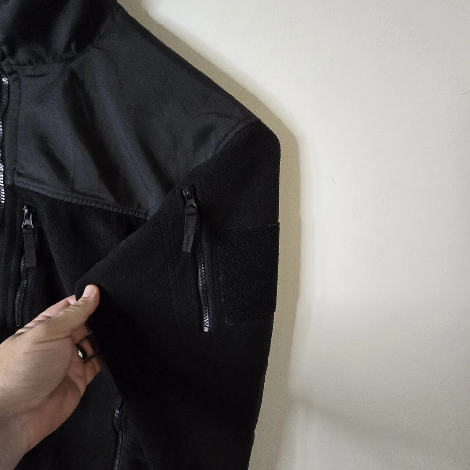 Chaqueta polar negra grande Condor Alpha 601 para hombre Foto 3 de 4