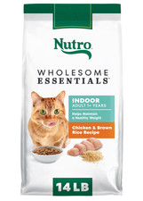 Nutro Wholesome Essentials Indoor Dry Cat Food, Chicken & Brown Rice, 14 lb 3.21 per pound