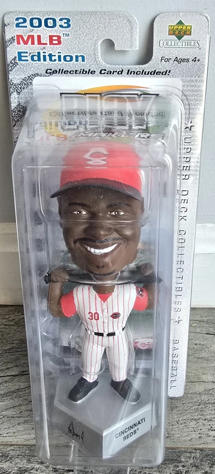 KEN GRIFFY JR CINCINNATI REDS 2003 DECK SUPERIOR COLECIONADORES BOBBLEHEADS COM CARTÃO - Imagem 4 de 4
