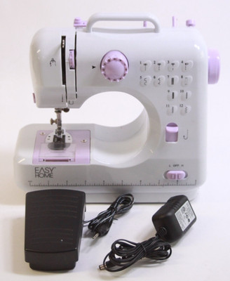Easy Home Mini Sewing Machine With 12 Stich Patterns SW0601200-W04 Tested