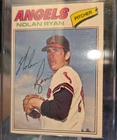 Topps 1977 Nolan Ryan #650 Autographed California Angels Baseball Card