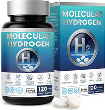 Molecular Hydrogen Water Tablets for Drinking Water - H2 Hydrogen Tablets Boost.