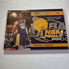2000-01 Topps Stars 2000 NBA Finals Game Used Jersey #TSR10A Travis Knight