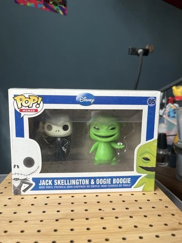 Funko Pop! Mini Vinyl: Disney Jack Skellington & Oogie Boogie #05